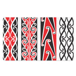 Maori Tribal Print Polyester Doormat