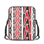 Maori Tribal Print Rectangular Crossbody Bag