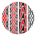 Maori Tribal Print Round Blanket