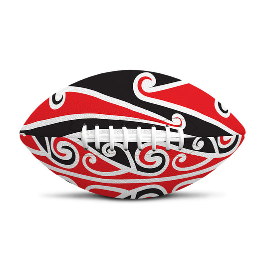 Maori Tribal Print Rugby Ball