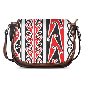 Maori Tribal Print Saddle Bag