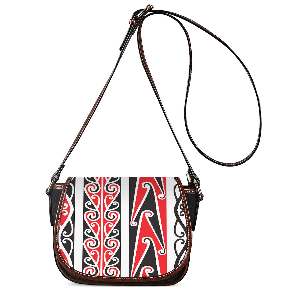 Maori Tribal Print Saddle Bag