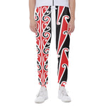Maori Tribal Print Scuba Joggers