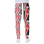 Maori Tribal Print Scuba Joggers