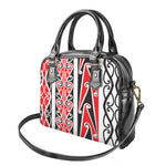 Maori Tribal Print Shoulder Handbag