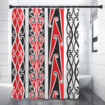 Maori Tribal Print Shower Curtain