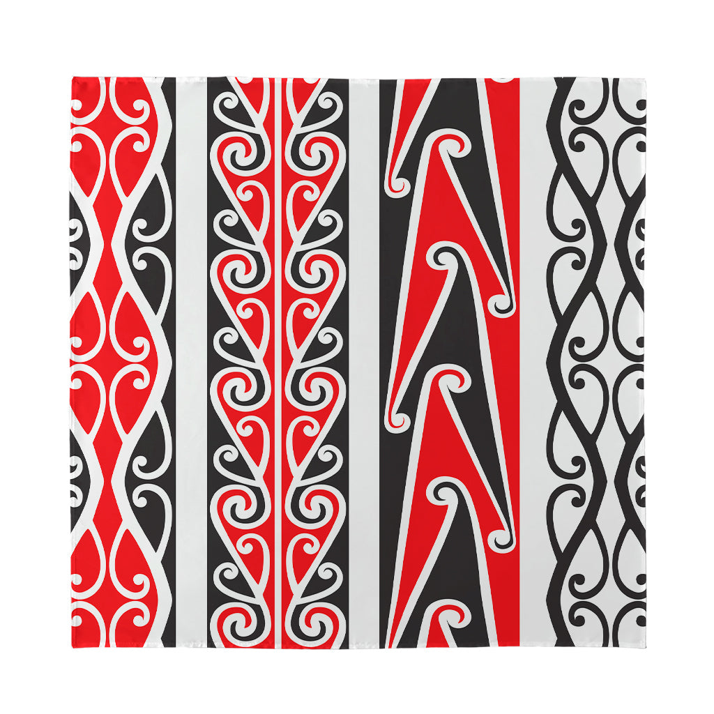 Maori Tribal Print Silk Bandana