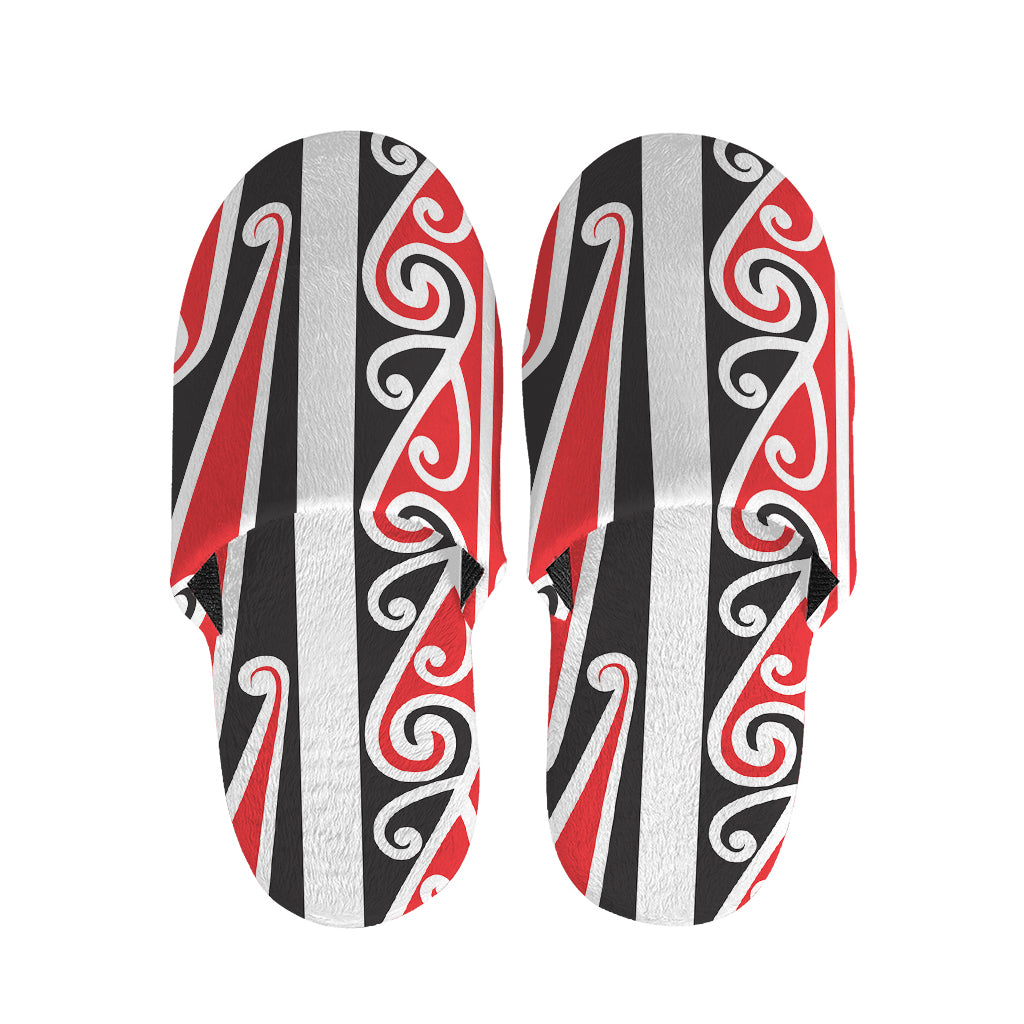 Maori Tribal Print Slippers