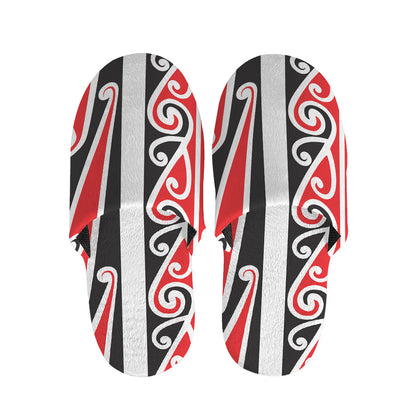 Maori Tribal Print Slippers