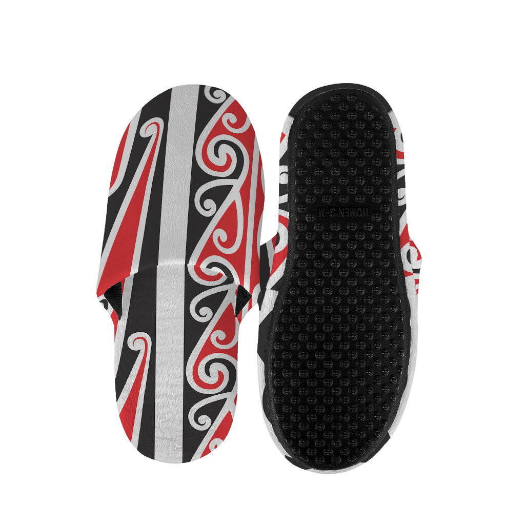 Maori Tribal Print Slippers