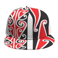 Maori Tribal Print Snapback Cap