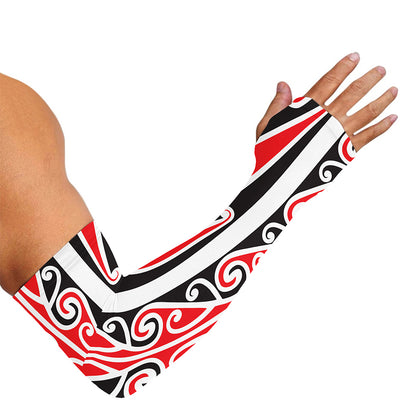 Maori Tribal Print Sun Protection Arm Sleeves