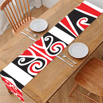 Maori Tribal Print Table Runner