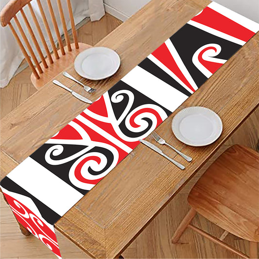 Maori Tribal Print Table Runner