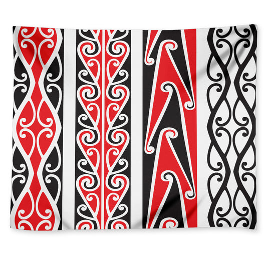Maori Tribal Print Tapestry