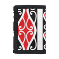 Maori Tribal Print Trifold Wallet