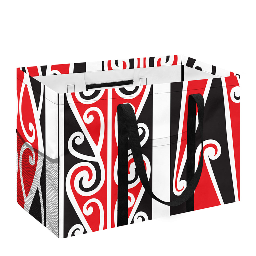 Maori Tribal Print Utility Tote Bag