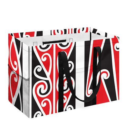 Maori Tribal Print Utility Tote Bag