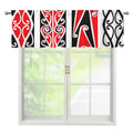 Maori Tribal Print Window Valance