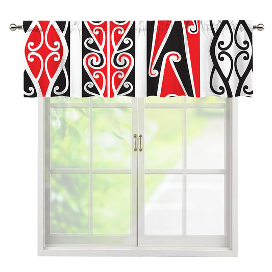 Maori Tribal Print Window Valance
