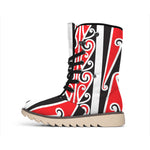 Maori Tribal Print Winter Boots