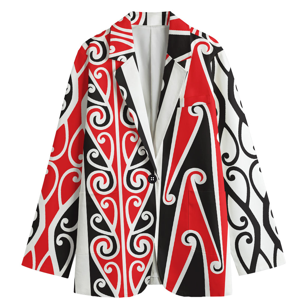 Maori Tribal Print Women's Blazer