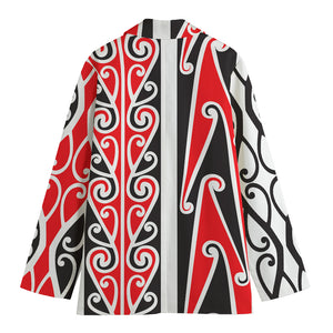 Maori Tribal Print Women's Blazer