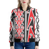 Maori Tribal Print Women's Bomber Jacket