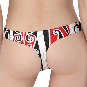 Maori Tribal Print Women's Thong