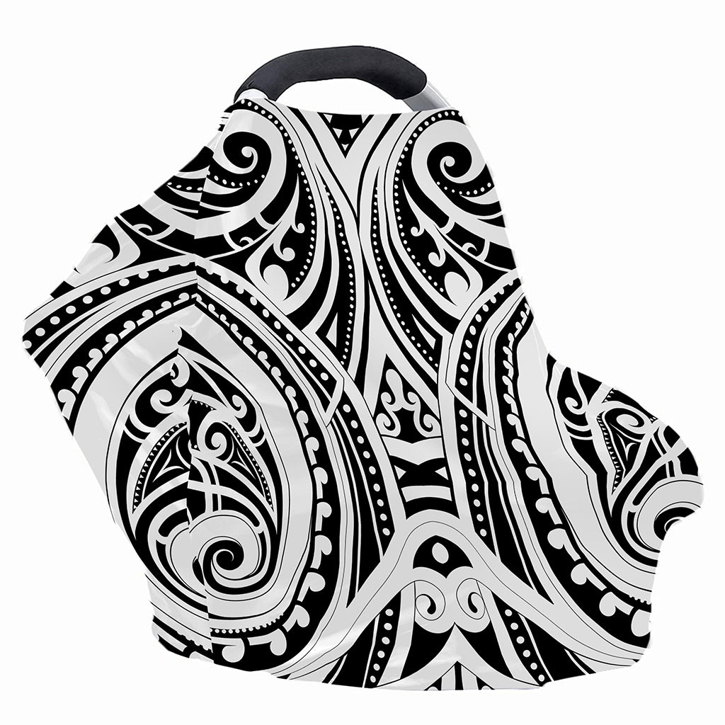Maori Tribal Tattoo Pattern Print Baby Seat Cover