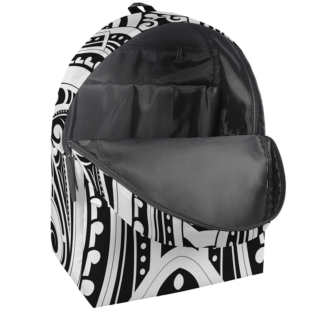 Maori Tribal Tattoo Pattern Print Backpack