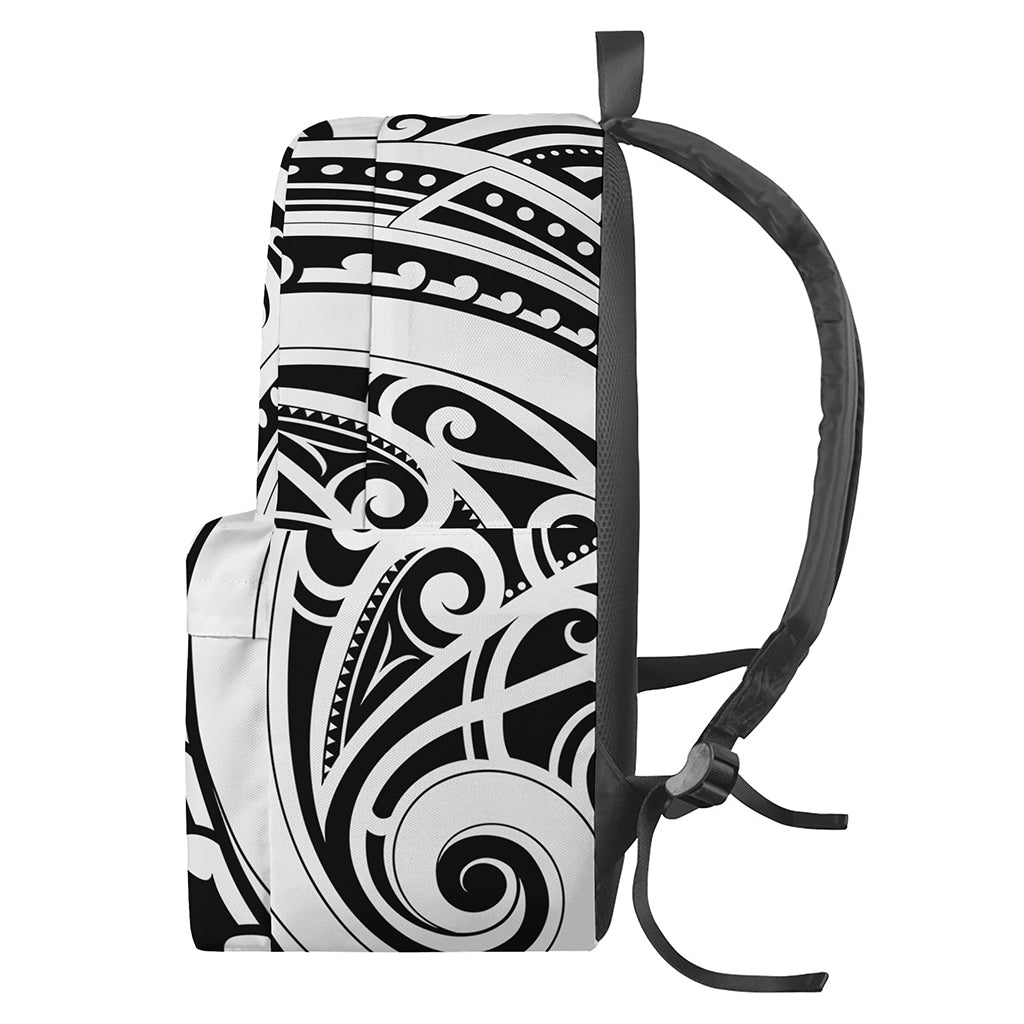 Maori Tribal Tattoo Pattern Print Backpack