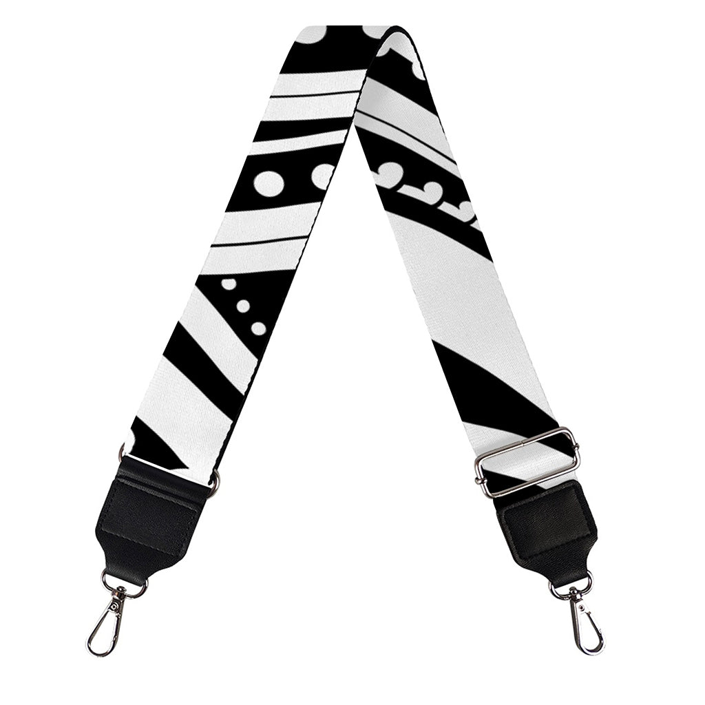 Maori Tribal Tattoo Pattern Print Bag Strap