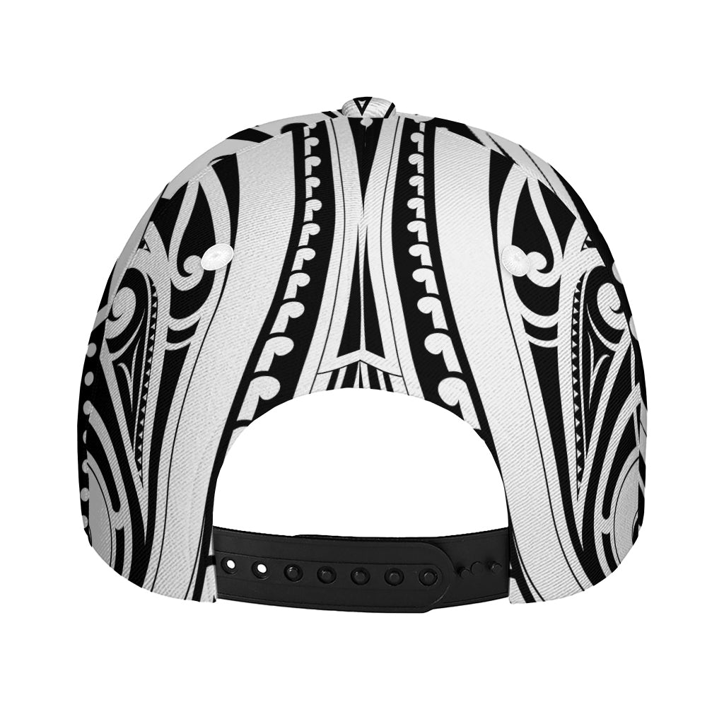 Maori Tribal Tattoo Pattern Print Baseball Cap