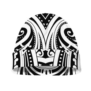 Maori Tribal Tattoo Pattern Print Beanie