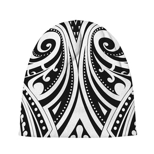 Maori Tribal Tattoo Pattern Print Beanie