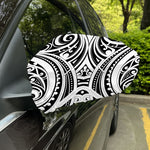 Maori Tribal Tattoo Pattern Print Car Side Mirror Covers