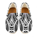 Maori Tribal Tattoo Pattern Print Casual Shoes