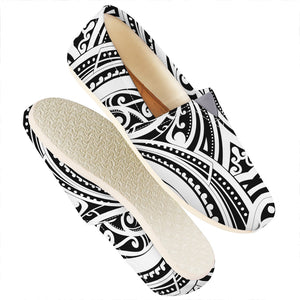 Maori Tribal Tattoo Pattern Print Casual Shoes