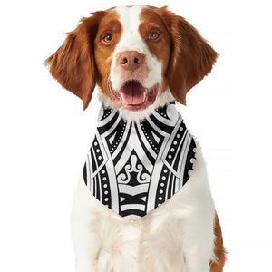 Maori Tribal Tattoo Pattern Print Dog Bandana