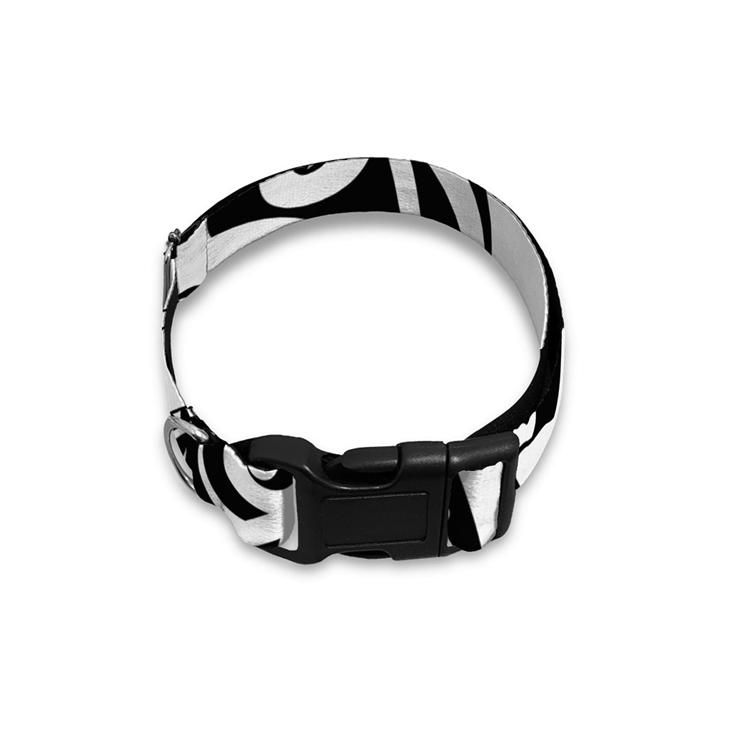 Maori Tribal Tattoo Pattern Print Dog Collar