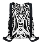 Maori Tribal Tattoo Pattern Print Drawstring Backpack