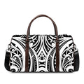 Maori Tribal Tattoo Pattern Print Duffel Bag