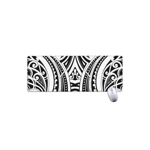 Maori Tribal Tattoo Pattern Print Extended Mouse Pad