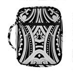 Maori Tribal Tattoo Pattern Print Front Pocket Bible Bag