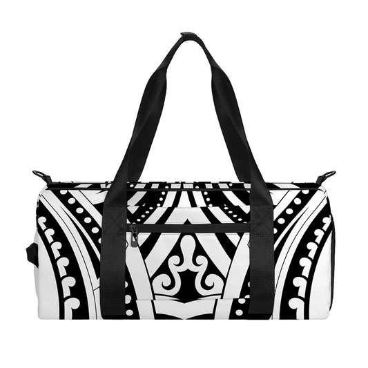 Maori Tribal Tattoo Pattern Print Gym Bag