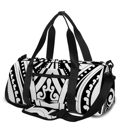 Maori Tribal Tattoo Pattern Print Gym Bag