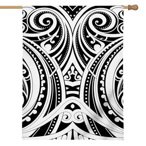 Maori Tribal Tattoo Pattern Print House Flag