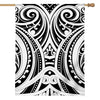 Maori Tribal Tattoo Pattern Print House Flag