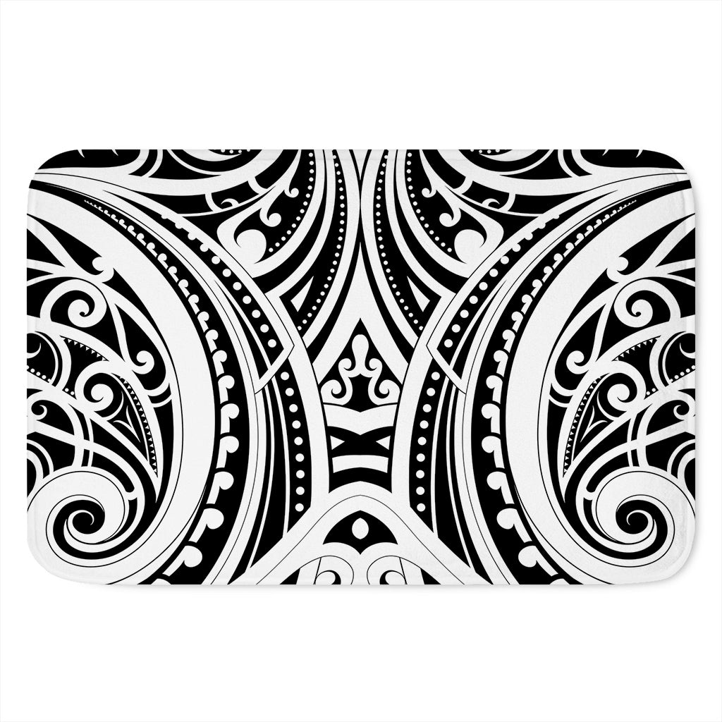 Maori Tribal Tattoo Pattern Print Indoor Door Mat